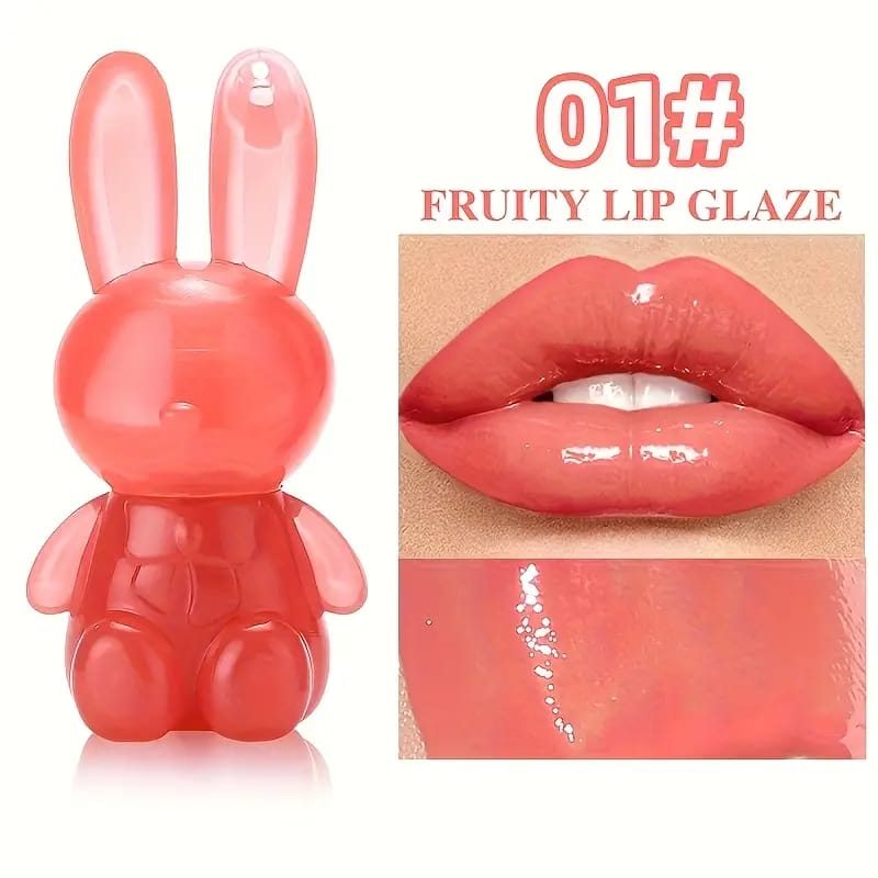 Miss Lara 6 Colors Rabbit Glossy Lip Gloss & Moisturizer