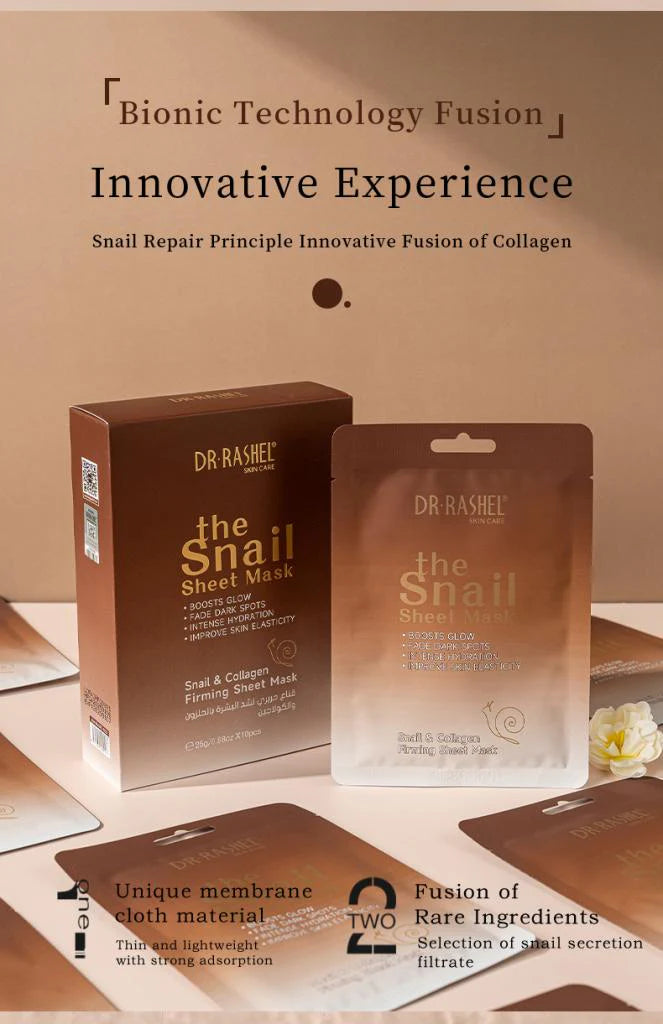 Dr Rashel The Snail & Collagen Firming Sheet Mask Box