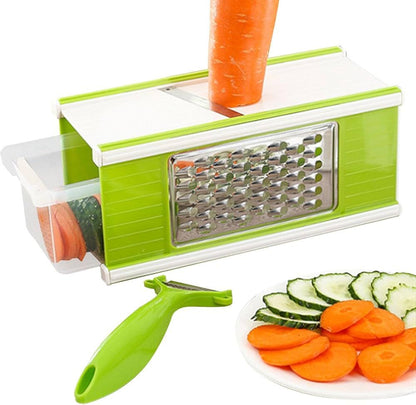 Multifunctional 4 Sided Food Slicer Vegetable Fruit Cheese Slicer Chopper Cutter