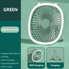 Multifunctional Rechargeable Portable Mini Desk Fan With LED Light And Foldable Hook for Home, Office, Outdoor Camping