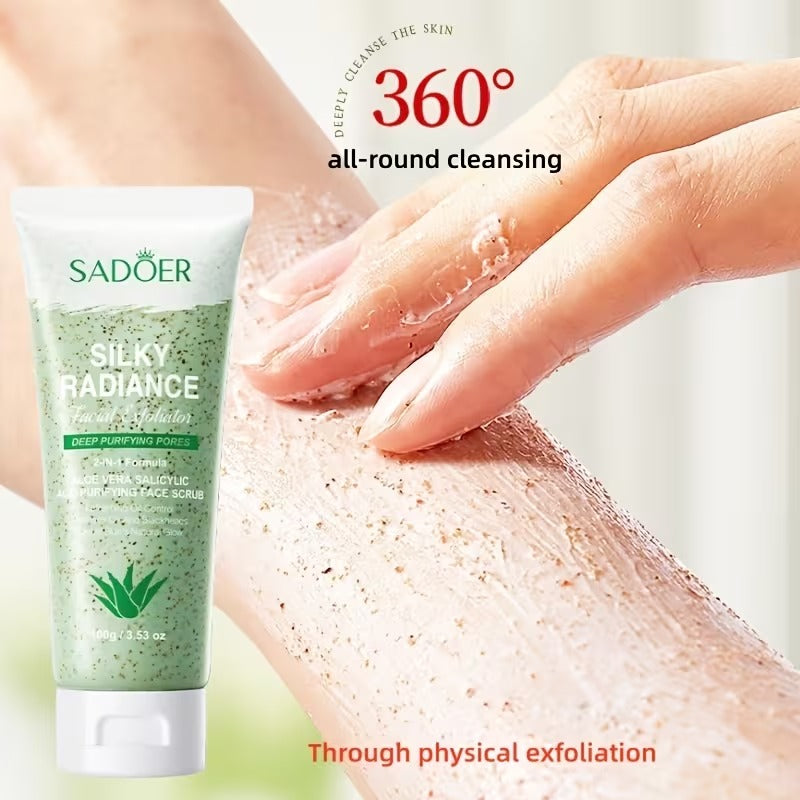 Sadoer Silky Radiance Facial Exfoliator - Deep Purifying for Pores