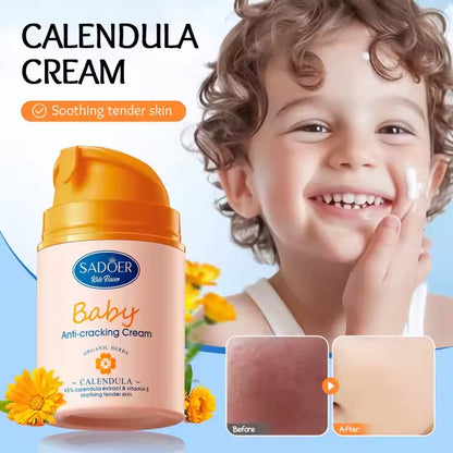 SADOER Calendula Vitamin E Gentle Soothing Baby Anti-Cracking Cream 50g