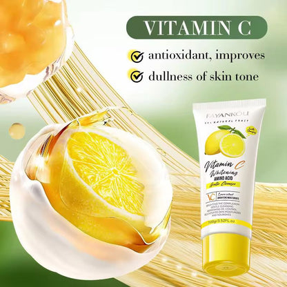FAYANKOU&nbsp;Lemon Extract Vitamin C Whitening Oil Control Moisturizing Smooth Brightening Face Wash