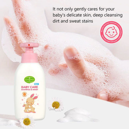 Aichun Beauty Natural Baby Shampoo And Body Wash 2 In 1 Moisturizing Gently Baby Body Care Cleaning Wash Nourishing 300ml
