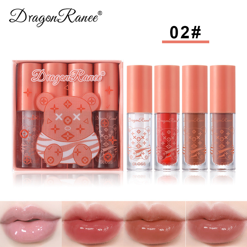 Dragon Ranee 4 Pcs Shine Lipgloss Set