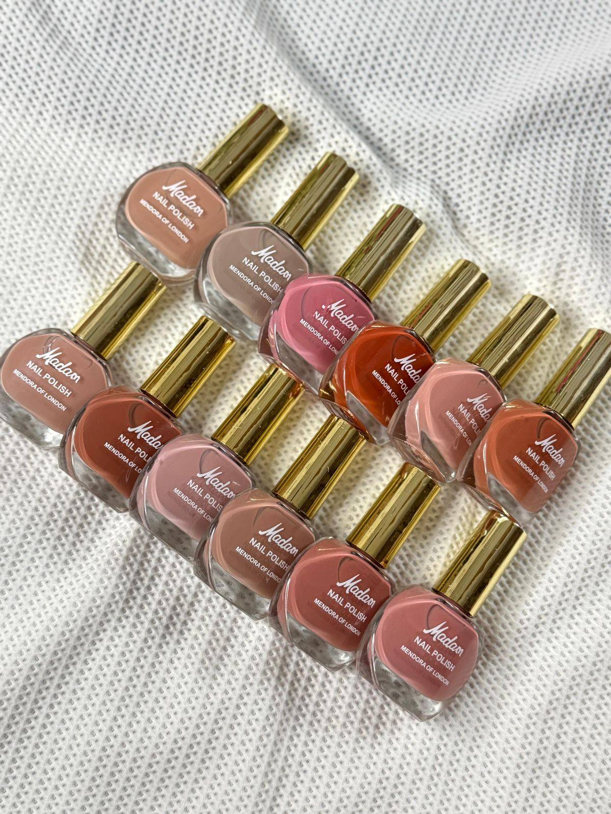 Madam Nude Shades High Coverage Nail Polish Pack of 12