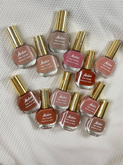 Madam Nude Shades High Coverage Nail Polish Pack of 12