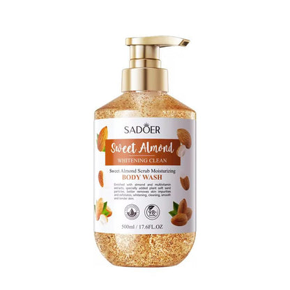 Sadoer Sweet Almond Scrub Moisturising Body Wash