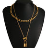 2 Layer Lock Necklace