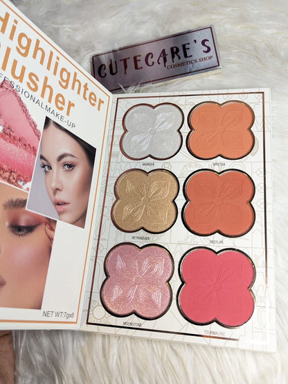 Beautyful 6 Fold Eyeshadow Pallete