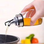 Leak Proof Oil Glass Oil Bottle Seasoning Bottle 180ml