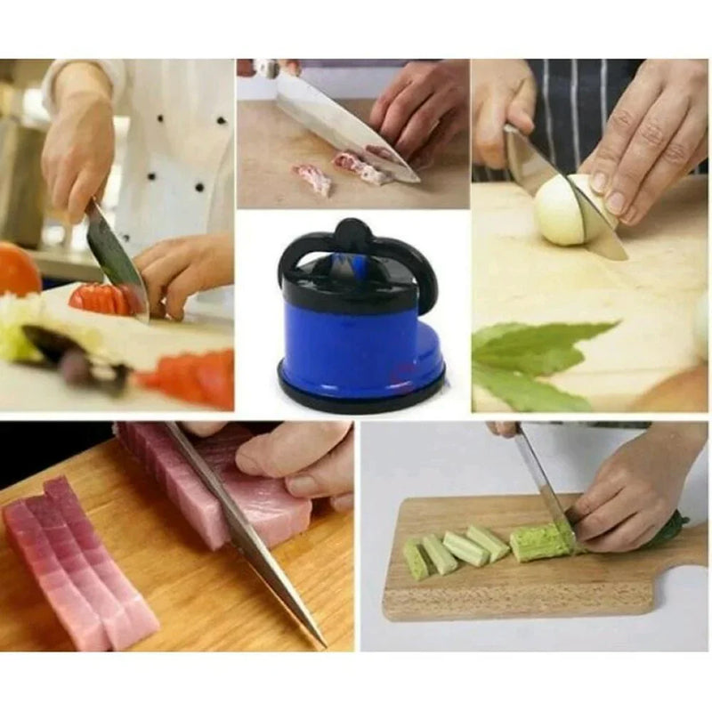 Kitchen Knife Sharpener With Vacuum Suction Strong Sharpening Tool