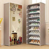 7 Layer Printed Shoe Rack Wardrobe