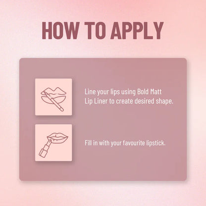 Miss Demi Matte Creamy Lip Liner Pencil – Long Stay, Smudge Free & Waterproof (12 Smooth Shades Set)