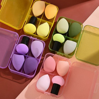 Soft Makeup Sponge Blender Set Of 4Pcs