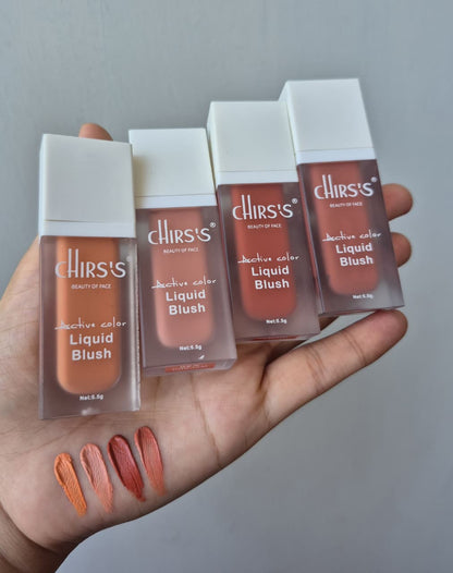 CHIRS'S Active Color Liquid Blush Pack of 4