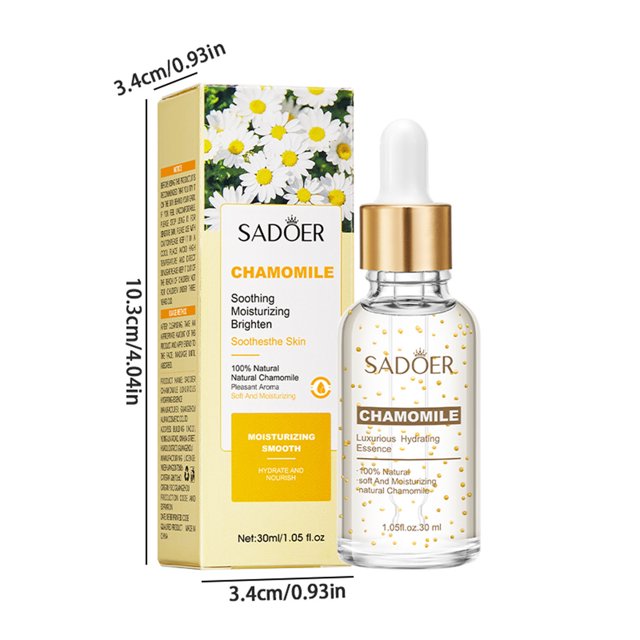 Sadoer Chamomile Brightening Moisturizing Revitalizing Skin Care Essence Serum