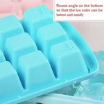 Ice Mold Tray With Ice Storage Box Cover Lid