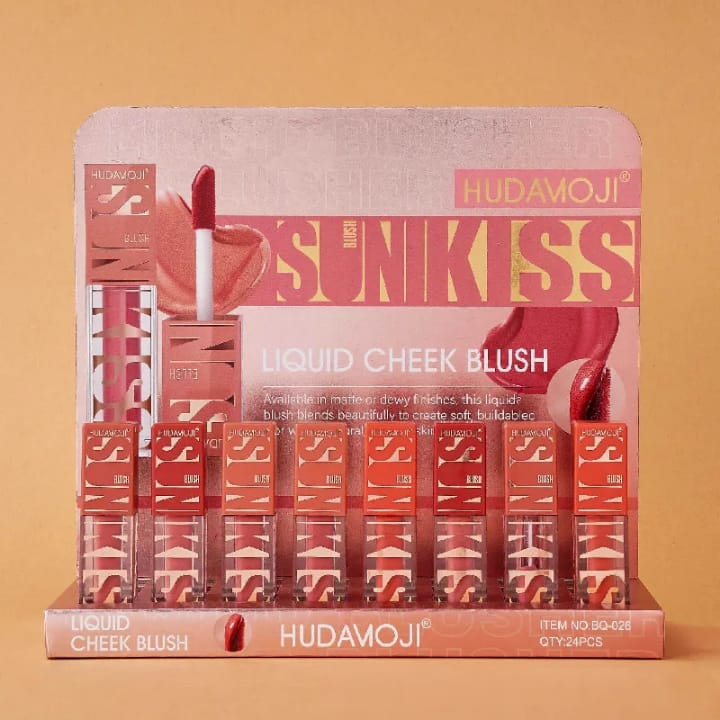 Hudamoji Inspired By Maybelline Sun Kiss Liquid Blush 4pcs Set