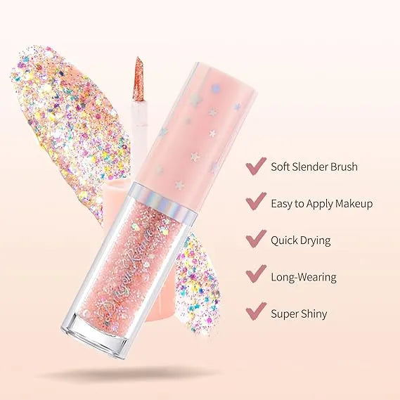 Dragon Ranee Liquid Eyeshadow + Eyeliner 6 Pcs Set