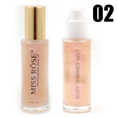 Miss Rose Body Shimmer Mist Spray 60ml