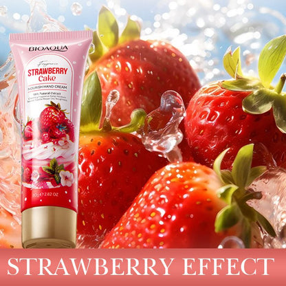 Bioaqua Fragrance Strawberry Cake Nourishing Hand Cream 80g