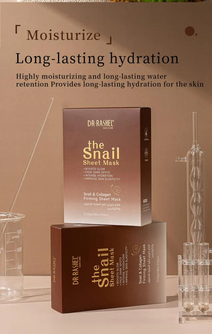 Dr Rashel The Snail & Collagen Firming Sheet Mask Box