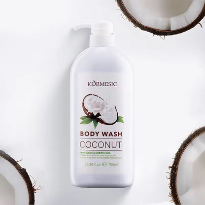 Kormesic Coconut Moisturizing/Hydrating Smooth Skin Rejuvenation Body Wash 750ml