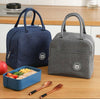 Portable Canvas Thermal Food Storage Insulated Lunch Bag Waterproof