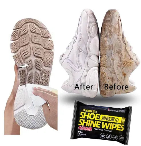 Shoe Shine Wipes Pack Of 80Pcs