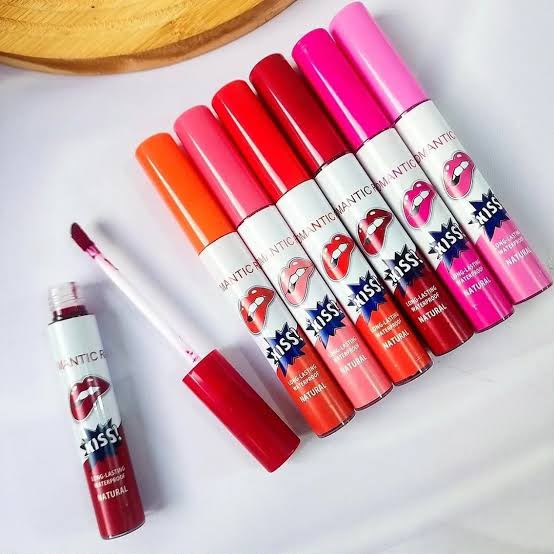 Romantic Rain Kiss! Peel-Off Lip Tint Pack of 6