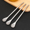 Stainless Steel Spoon Straw 3in1