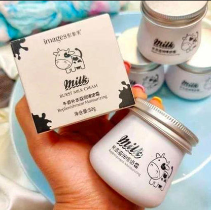 Images Milk Hydrating Moisturizing Cream Face Balancing Moisturizer Nourishing Cream 80g