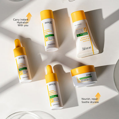Dr Rashel Turmeric Glow Brightening Skin Care Travel Box 5 Piece Set