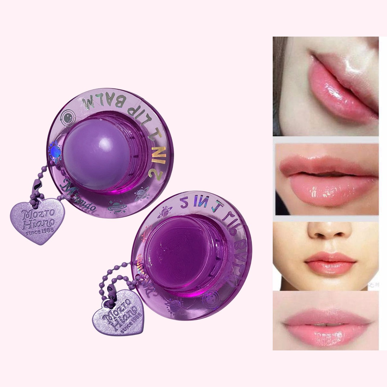 Miundo 2in1 Space Lip Balm  4pcs Set