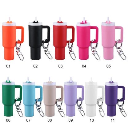 Mini Cute Tumbler Cup Keychain