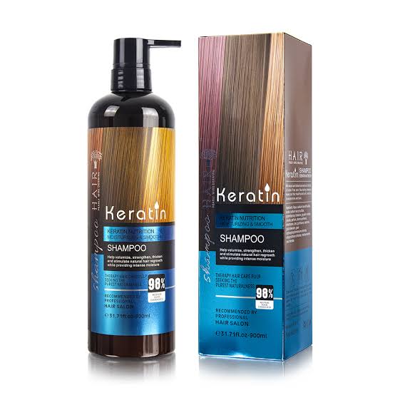 Keratin Straightening Sulfate Free Hair Shampoo