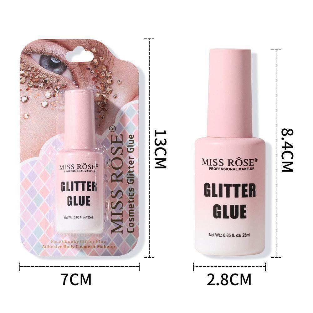 Miss Rose Glitter Glue 25ml Long Lasting Waterproof