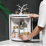 360° Rotatable Corner Bathroom Storage Organizer