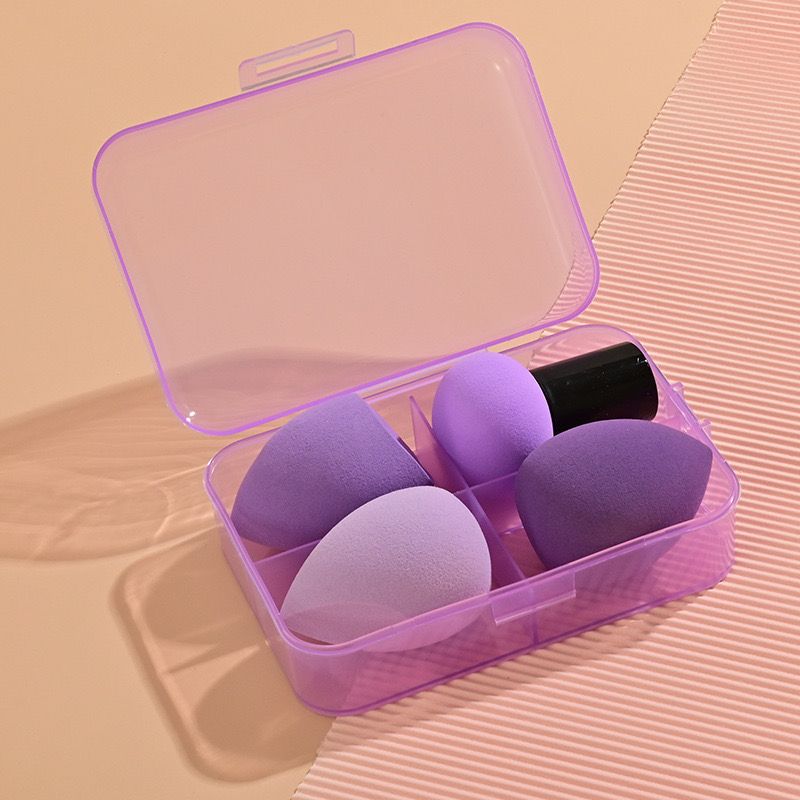 Soft Makeup Sponge Blender Set Of 4Pcs