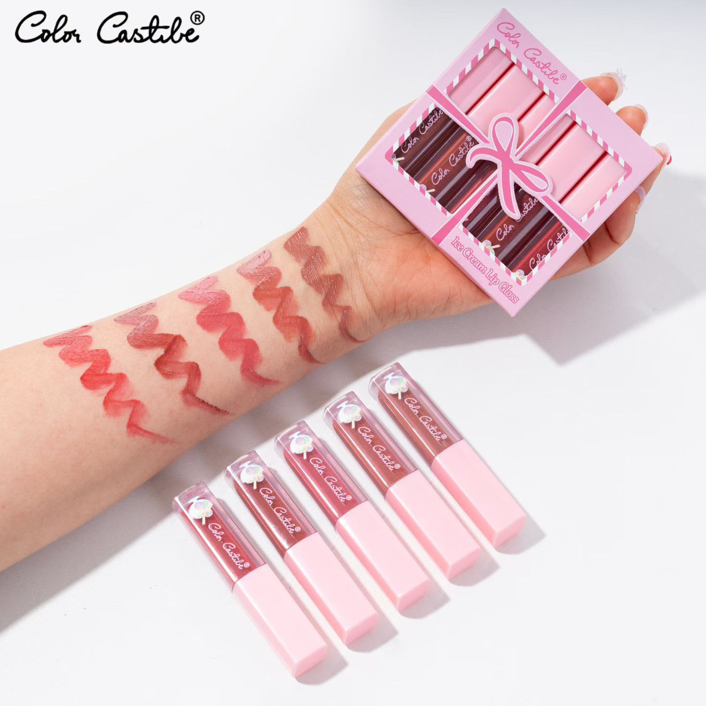 Color Castle Ice Cream Lip Gloss  6 Pcs Set