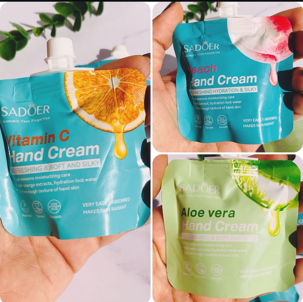 SADOER Refreshing Soft And Silky Hand Cream 30g
