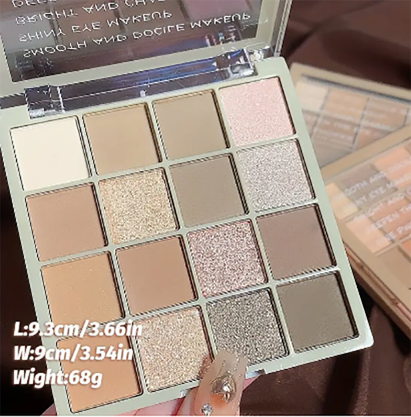 Miss Lara 16 Colors Eyeshadow Palette (Nude Edition)