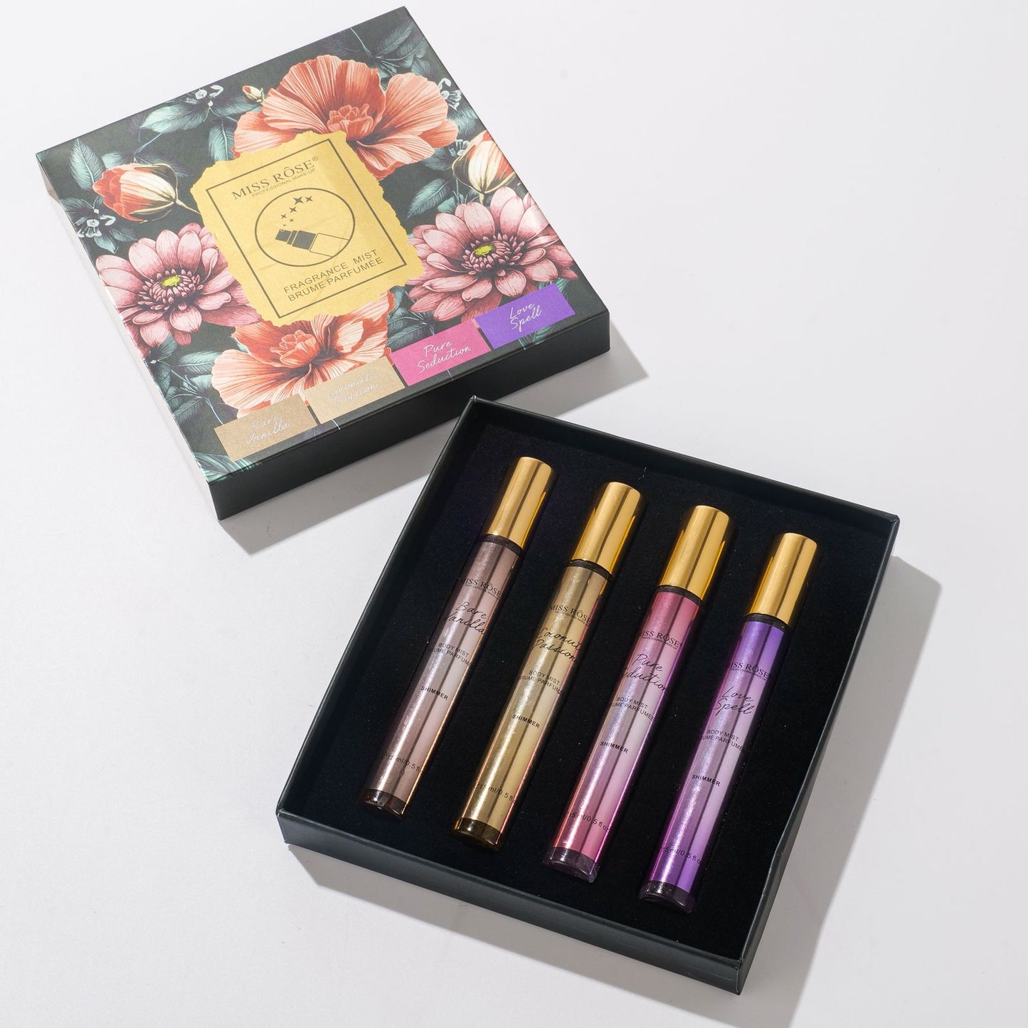 Miss Rose 4pcs Fragrance Mist Gift Box