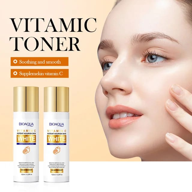 BIOAQUA White Anti-Aging Vitamin C Whitening And Brightening Oil Control Toner