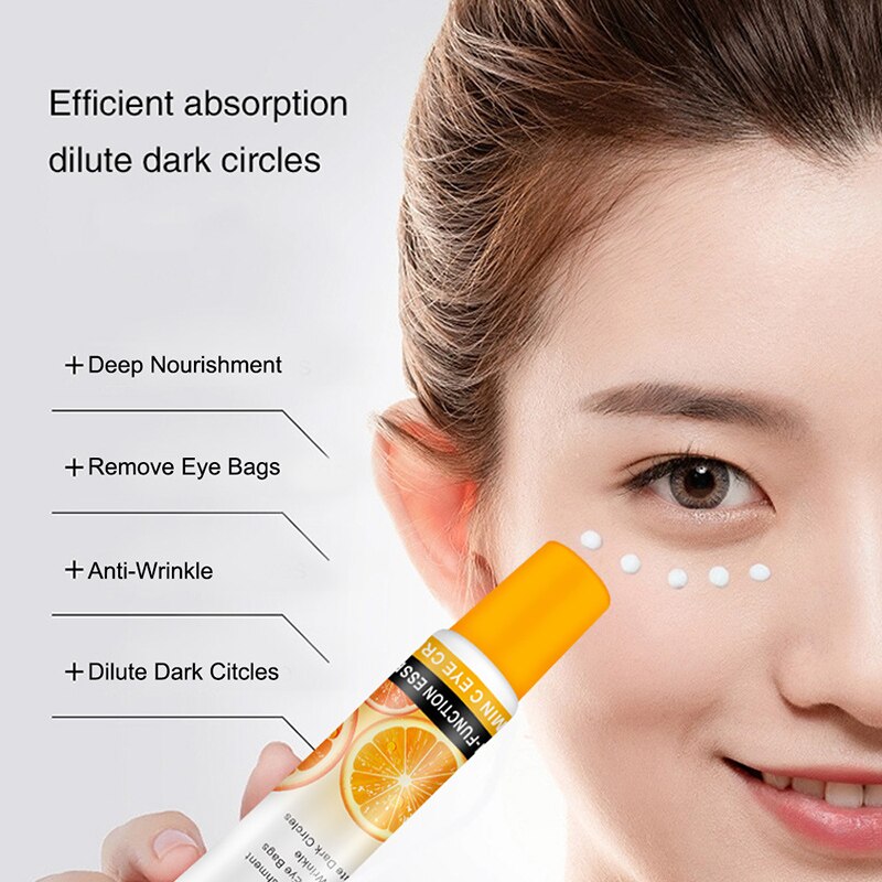 Disaar Vitamin C Whitening Eye Cream with Hyaluronic Acid