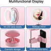 Multipurpose Foldable Universal LED Ring Light With Mirror And Mobile Holder