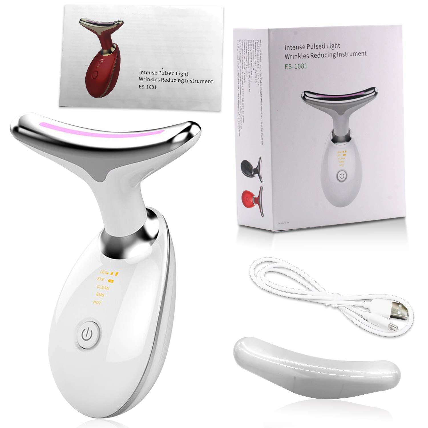 Intense Pulsed Light Wrinkles Reducing Instrument - Anti Wrinkle, Double Chin & Skin Tightening Device