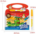 Magic Water Book for Kids Reusable Drawing Books Coloring Doodle Board