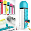 Combine Daily Pill Box Organizer With Water Bottle